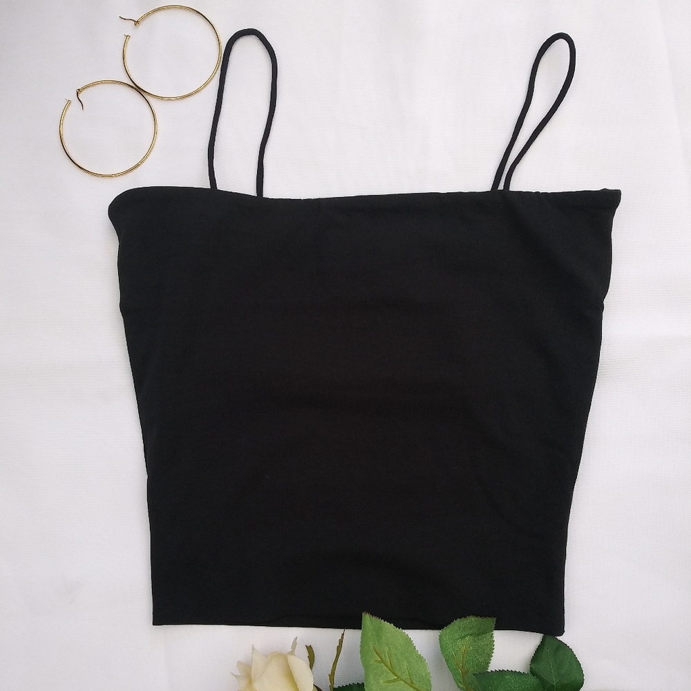 Black Crop Top